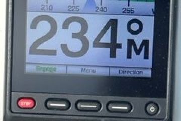 screen of a navigation system
