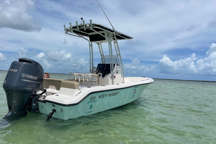 a large ship in the water